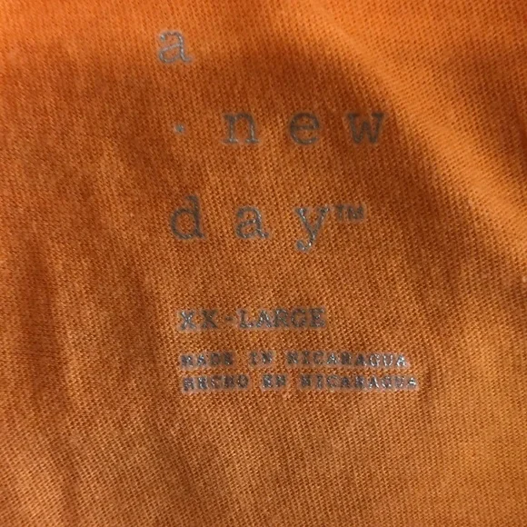 a new day Orange short sleeve tee shirt XXL - Picture 3 of 5